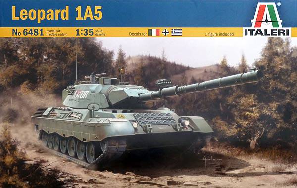 Сборная модель 6481Italeri Танк Leopard 1A5 