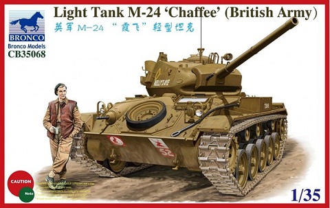 CB35068 Bronco Models Танк M24 ‘Chaffee’(British Version) 1/35