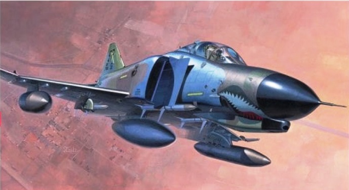 00332 Hasegawa Самолет F-4E PHANTOM II 1/72