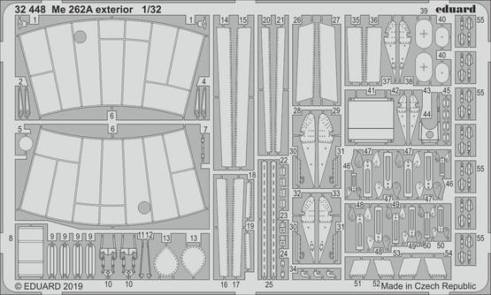 03875К Revell Истребитель Messerschmitt Me-262A-1 (+дополнения) 1/32