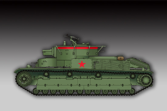07150 Trumpeter Советский танк Т-28  1/72