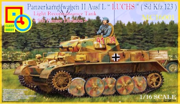 Сборная модель 16001 Classy Hobby Танк PzKpfw. II Ausf. L Luchs  