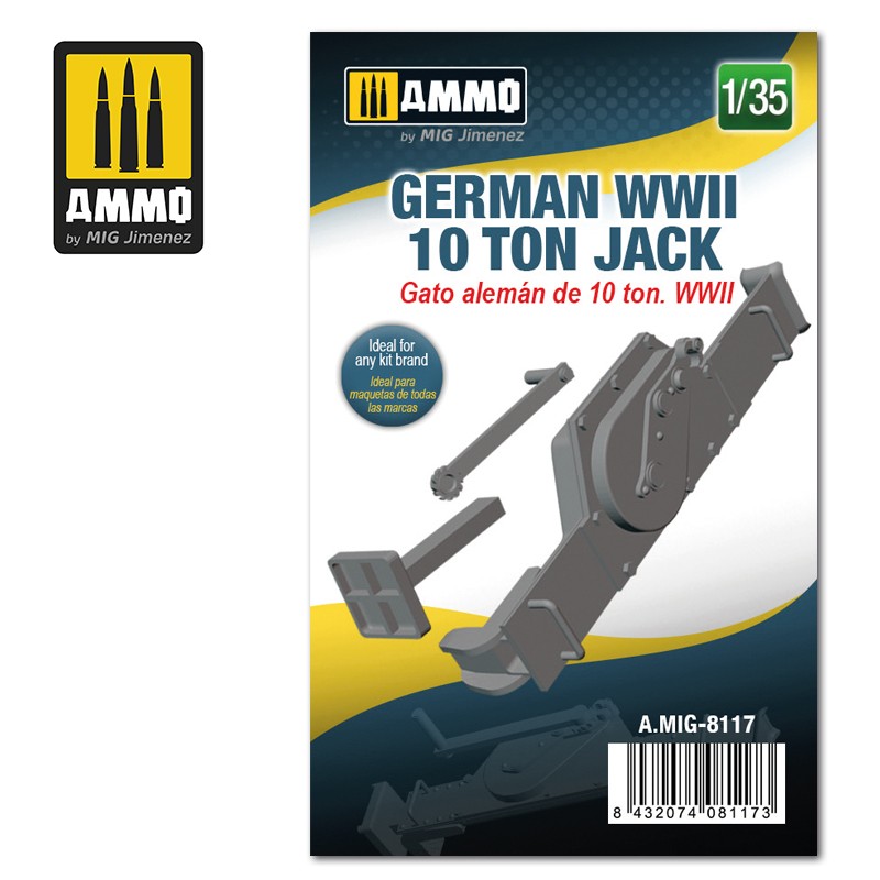 AMIG8117 AMMO MIG Домкрат German WWII 10 ton Jack 1/35