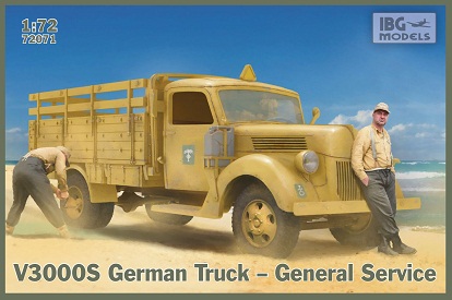 72071 IBG Models V3000S German Truck General Service 1/72