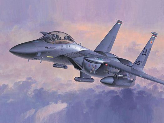  Сборная модель 07248 Hasegawa Самолет F-15E Strike Eagle (U.S.A.F. Fighter/Attacker) 