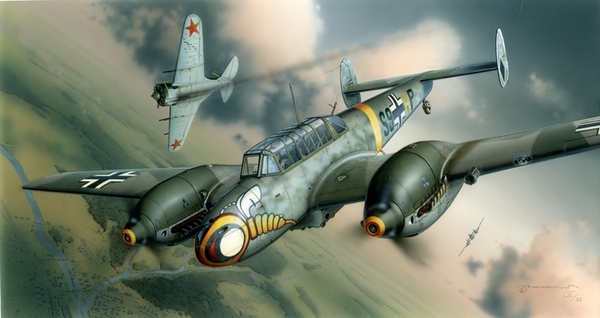 8203 Eduard Немецкий истребитель Bf-110E (ProfiPack) 1/48