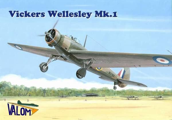 72078 Valom Самолет Vickers Wellesley M.k I Масштаб 1/72