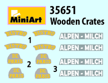 35651 MiniArt Набор деревянных коробок 1/35