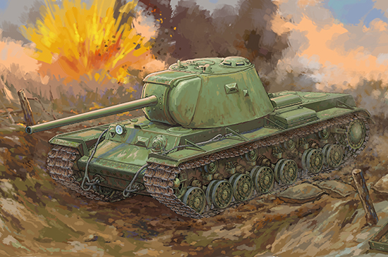 09544 Trumpeter Советский танк КВ-3  1/35