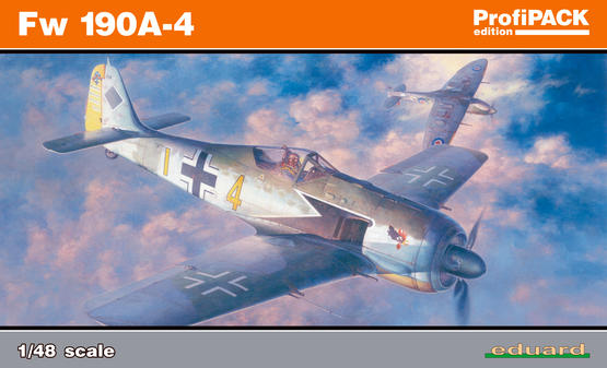 82142 Eduard Немецкий истребитель Fw 190A-4 (ProfiPACK) Масштаб 1/48