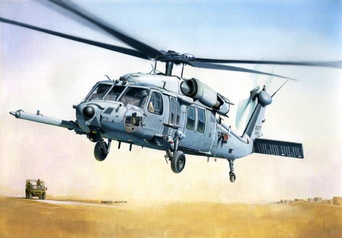 2666 Italeri Вертолет MH-60K Blackhawk SOA 1/48
