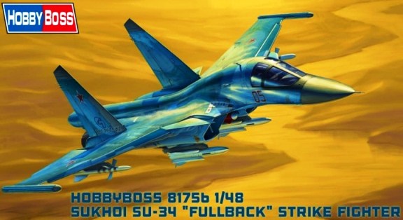81756 Hobby Boss Российский истребитель-бомбардировщик Су-34 Масштаб 1/48