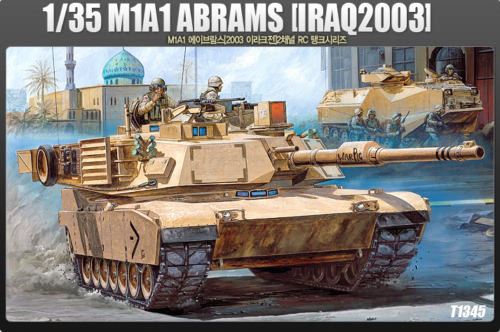 13272 Academy Танк M1A1 Abrams (Ирак, 2003 год) Масштаб 1/35