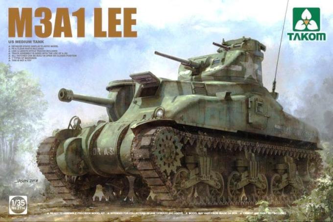 2114 Takom Танк M3A1 Lee 1/35