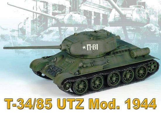 Сборная модель 6203 Dragon Советский танк Т-34/85 (УТЗ, модификация 1944 года) 