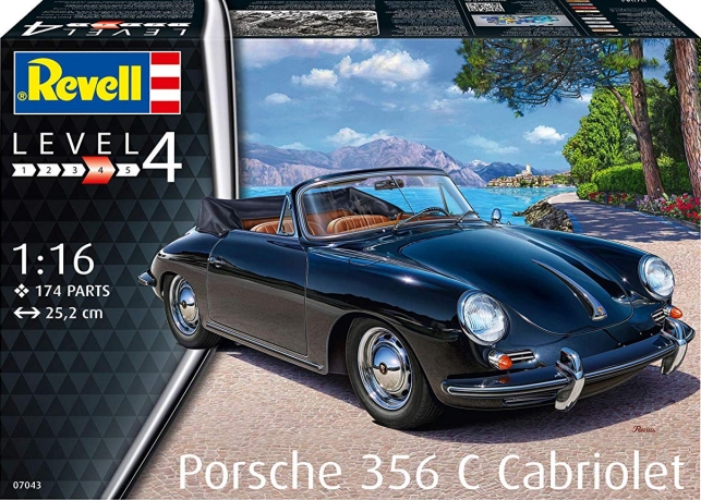 07043 Revell Автомобиль Porsche 356 Convertible 1/16