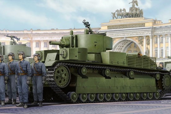 Сборная модель 83854 Hobby Boss Советский танк Т-28Е 