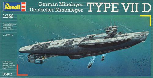 05107 Revell Германская субмарина "U-Boat Type VIID"