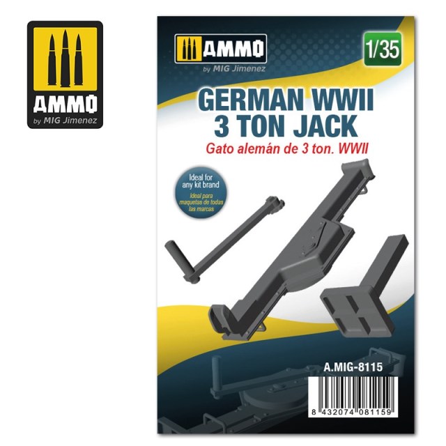 AMIG8115 AMMO MIG Домкрат German WWII 3 ton Jack 1/35