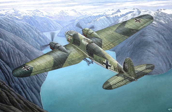 341 Roden Самолет Heinkel He111 H-6 1/144