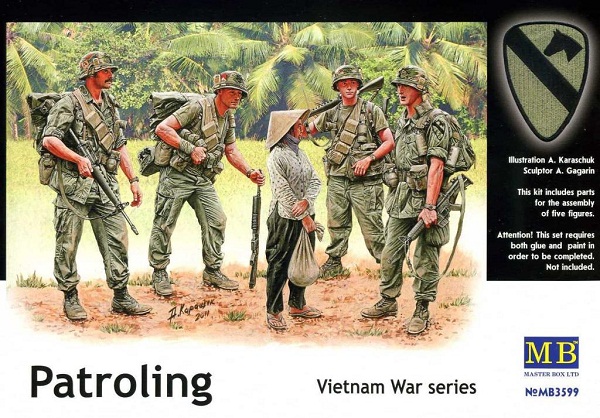3599 MasterBox Американский патруль во Вьетнаме 1/35