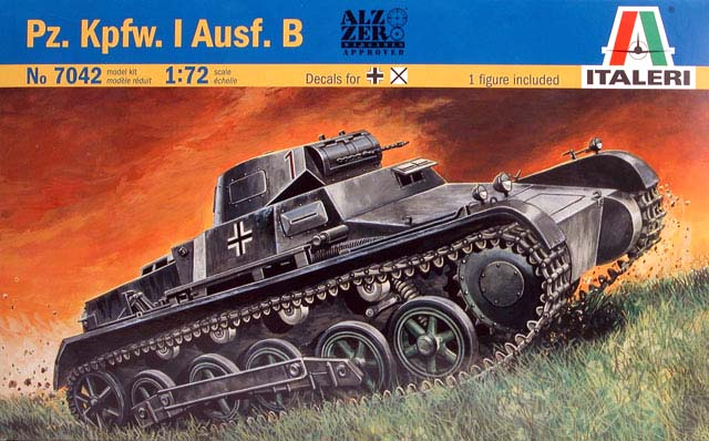 Сборная модель 7042 Italeri Танк Pz.Kpfw.I AusF.B (ITALERI) 