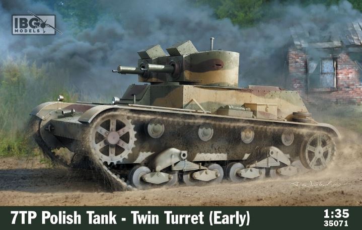 35071 IBG Models 7TP Polish Tank Twin Turret (early) 1/35