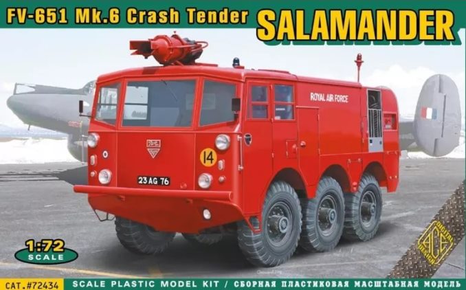 72434 ACE Пожарный автомобиль FV-651 Salamander Mk.6 Crash Tender 1/72