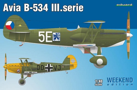 8478 Eduard Самолёт Avia B-534 III.serie (Weekend) 1/48