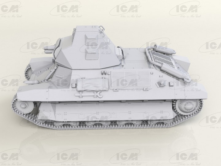35338 ICM Танк FCM 36 с французским танковым экипажем 1/35