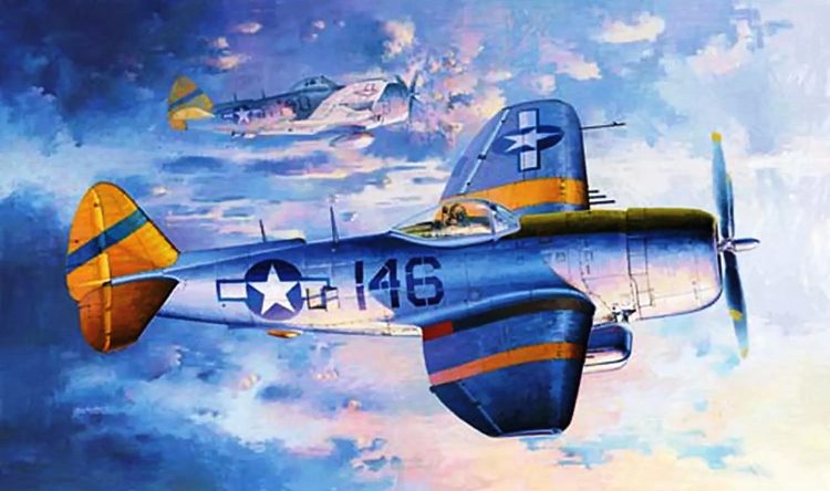 02265 Trumpeter Самолет P-47N Thunderbolt 1/32