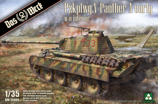 DW35009 Das Werk Танк Panther A early 1/35