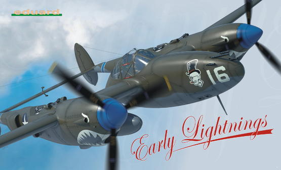  Сборная модель 1174 Eduard Самолет P-38F/ G/H - Early Lightnings