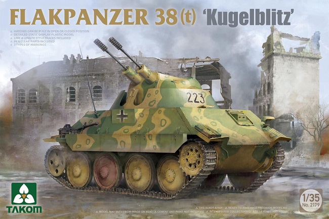 2179 Takom Flakpanzer 38(t) "Kugelblitz" 1/35
