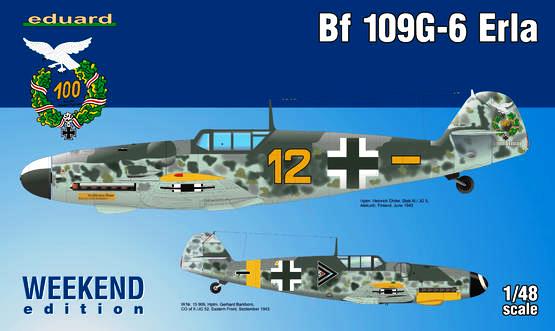 84142 Eduard Немецкий истребитель Bf 109G-6 Erla (Weekend) 1/48