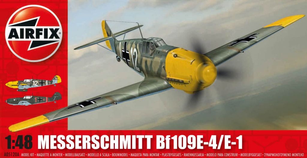 A05120A Airfix Messerschmitt Bf109E-4/E-1 Масштаб 1/48