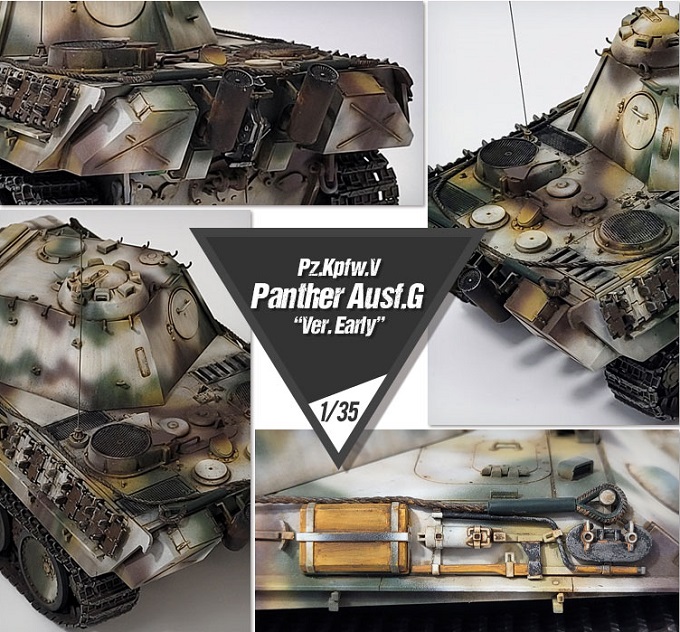 13529 Academy Танк Panther Ausf.G "Early" 1/35