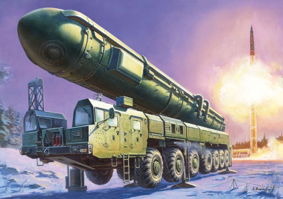 Сборная модель 5003 Звезда Ракетный комплекс "Тополь" (SS-25 "SICKLE") 