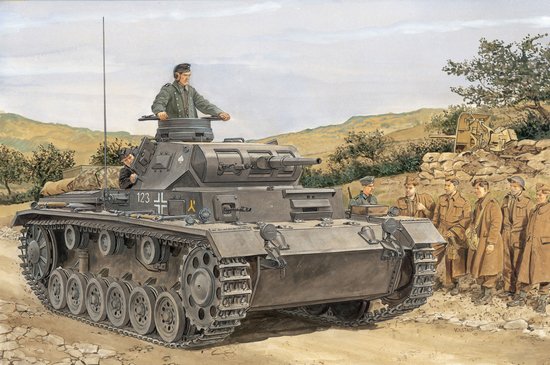 Сборная модель 6632 Dragon Танк Pz.Kpfw. III Ausf. F 