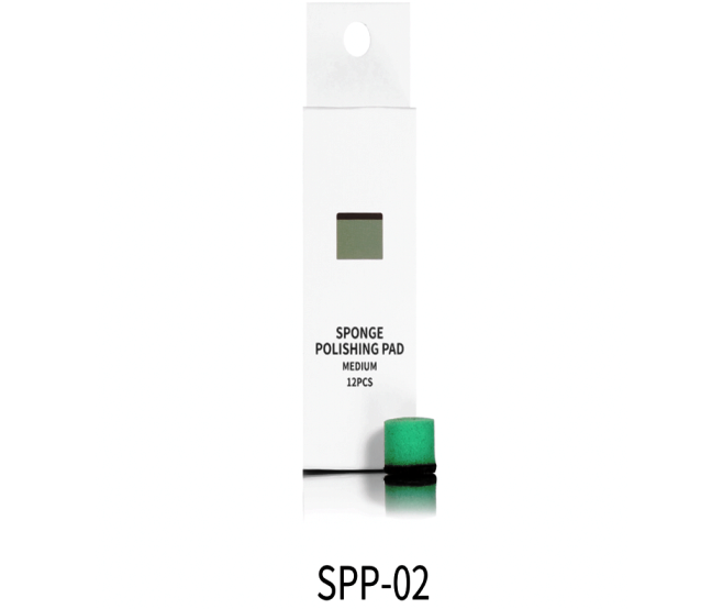 SPP-02 Dspiae Набор спонжей для полировки Medium 12 шт (средняя зернистость)