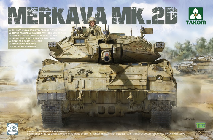 2133 Takom Танк Merkava MK.2D 1/35