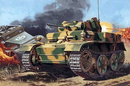 Сборная модель 35107  Mirage Hobby Лёгкий танк PzKpfw II Ausf.L "Luchs"  