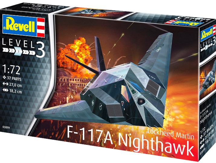 03899 Revell Самолет F-117 Stealth Fighter 1/72