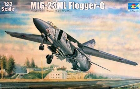 Сборная модель 03210 Trumpeter Самолет MiG-23ML Flogger-G 