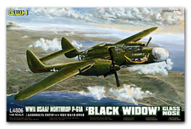 L4806 GWH Американский истребитель P-61A "Black Widow" (glass nose) 1/48