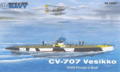 SN72004 Special Navy Финская подводная лодка CV 707 Vesikko 1/72
