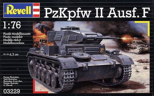 03229 Revell Немецкий танк Panzer II Ausf. F Масштаб 1/76