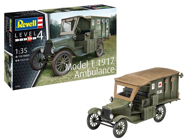03285 Revell Автомобиль Model T 1917 Ambulance 1/35