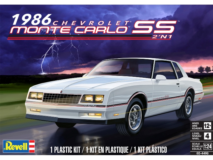 14496 Revell Автомобиль 1986 Chevrolet Monte Carlo  SS 2'N1 1/24