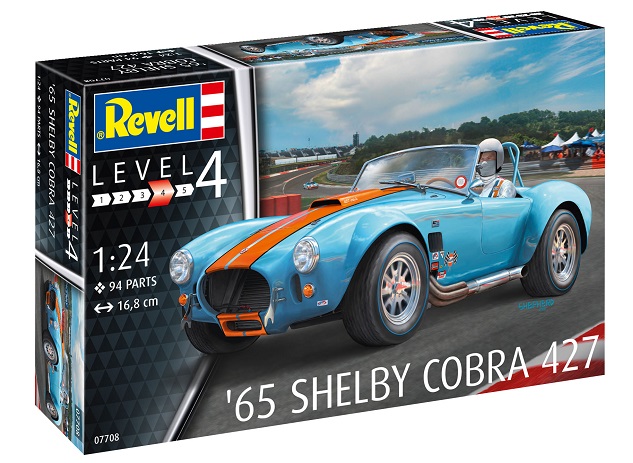 07708 Revell Автомобиль 65 Shelby Cobra 427 1/24